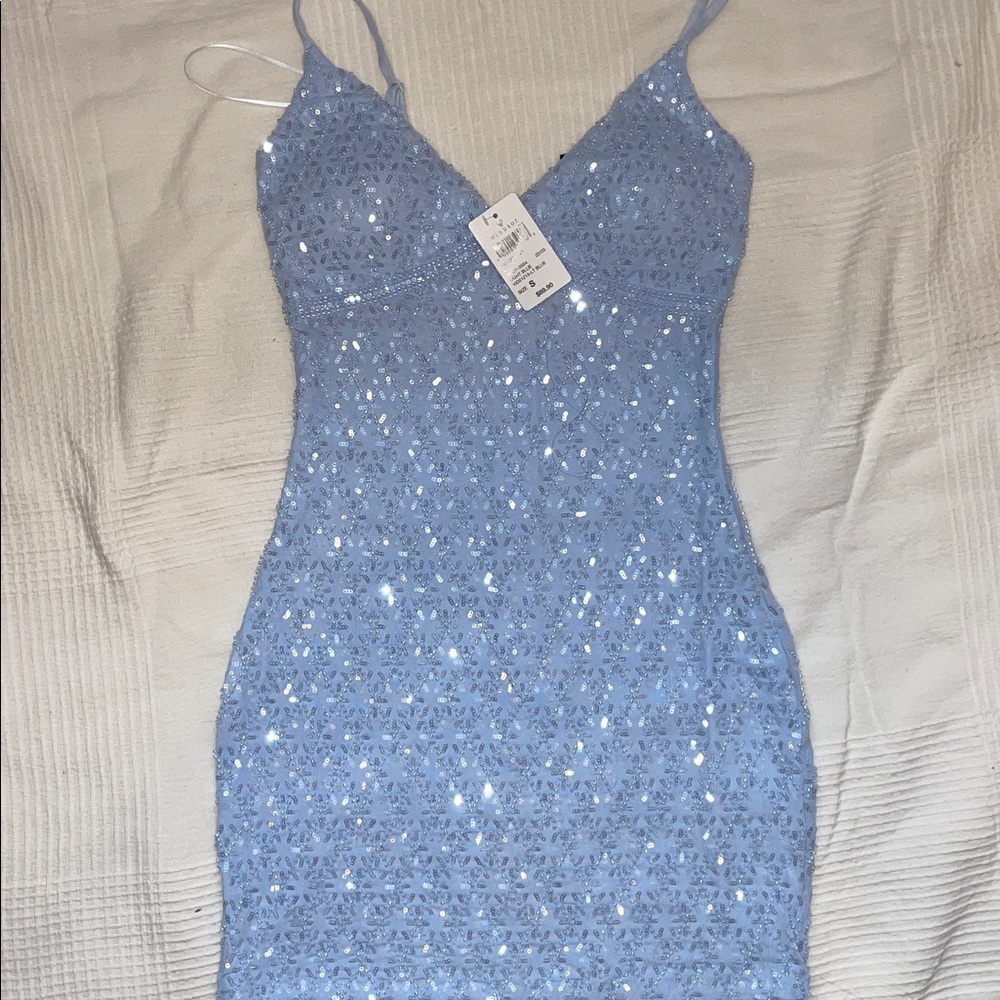 Windsor blue mini dress